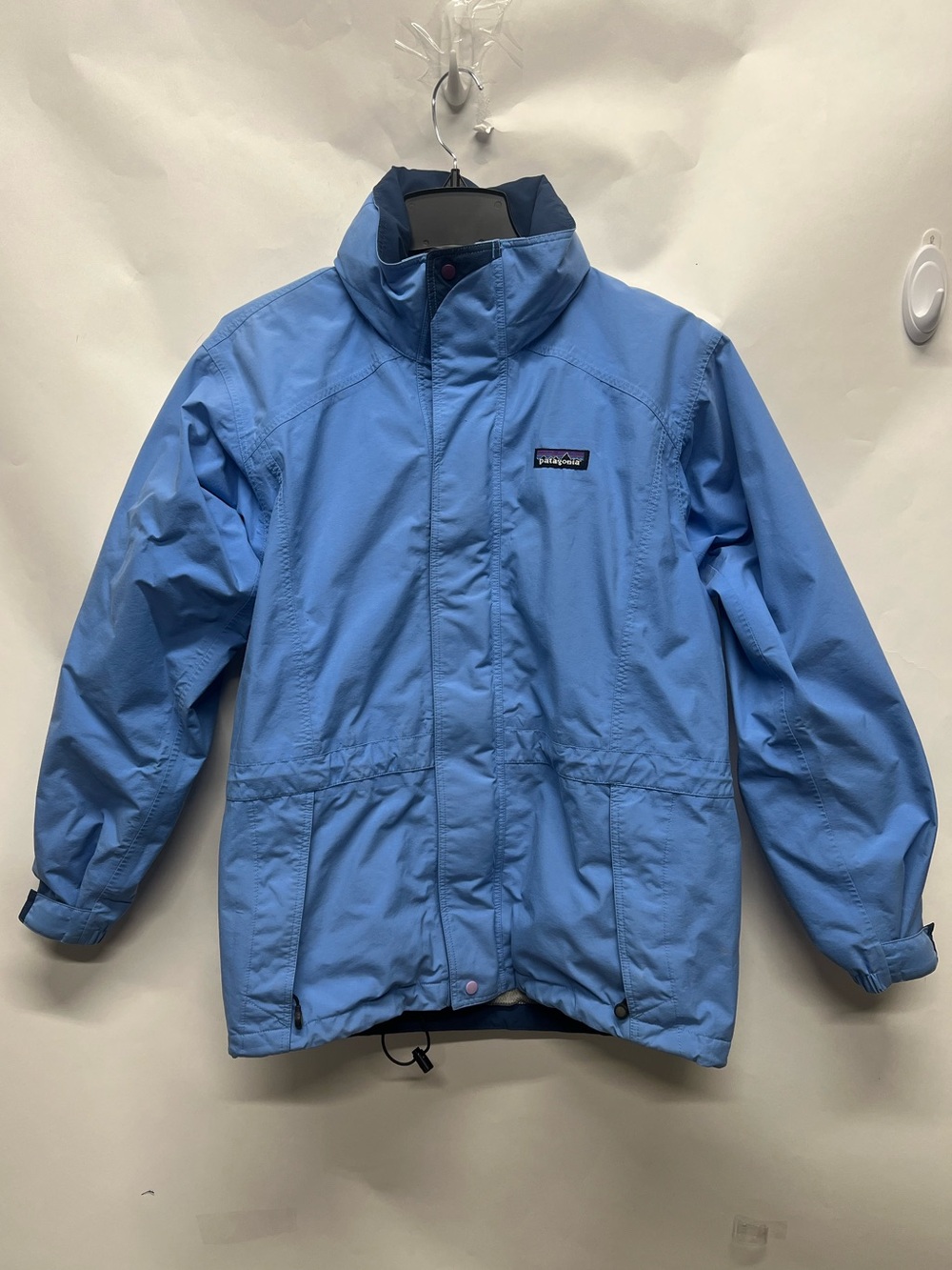PATAGONIA Women’s Size S GoreTex Liquid Sky Hooded Waterproof Jacket Coat Vtg